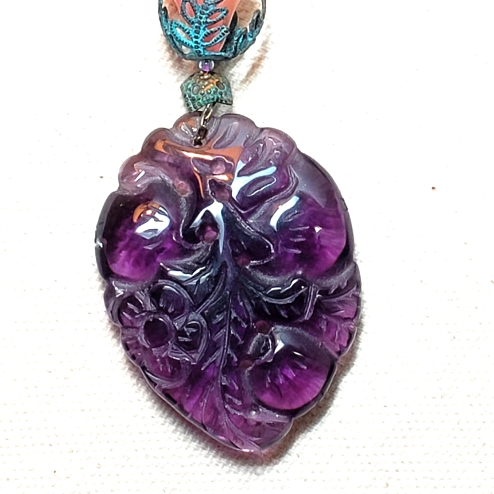 Future Heirlooms Amethyst pendant necklace